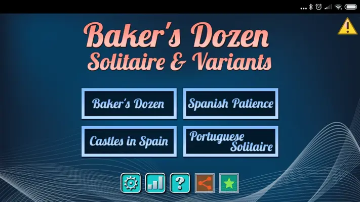 Baker's Dozen Solitaire and Variants android App screenshot 2